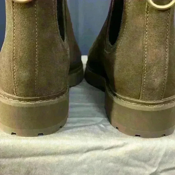 Cole Haan Greenwich Morel Brown Suede Chelsea Ankle Boots - Picture 5 of 8